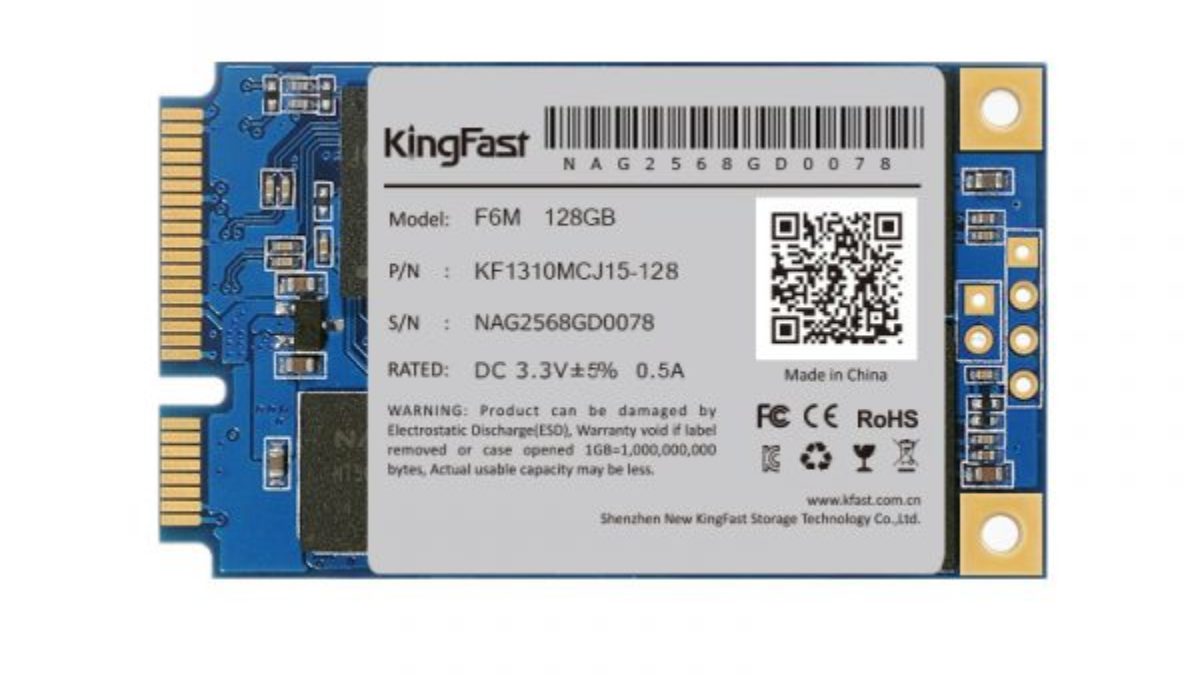 Kingfast F6 Series mSATA3 128GB SSD - Kingfast SSD